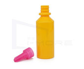 Round Customized Skin Care Wholesale HDPE Bottle Refillable Plastic White Bottle with Flip Top