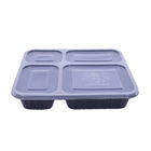 4 Compartment PP 1L Disposable Takeaway Food Container