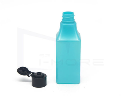 Plastic PET Square OEM 120ml Empty Shampoo Bottles