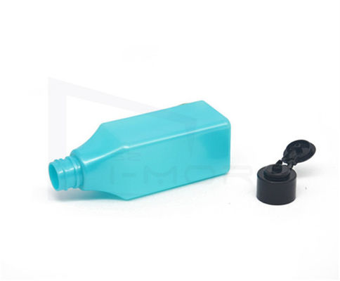 Plastic PET Square OEM 120ml Empty Shampoo Bottles