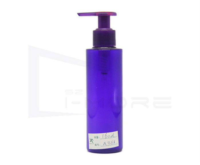 Round Pantone 160ml Plastic Cosmetic Bottles