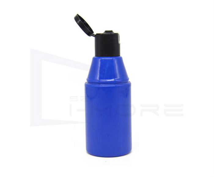 Non Toxic 110ml SGS Clear Flip Cap Bottles